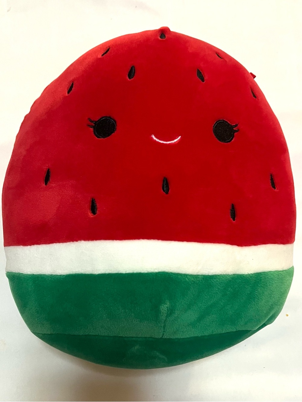Squishmallows Watermelon Plush Red White Green